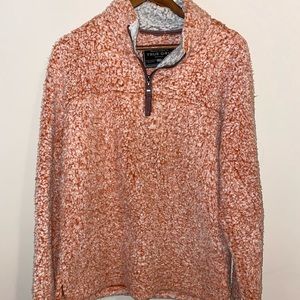 Orange True Grit Pullover